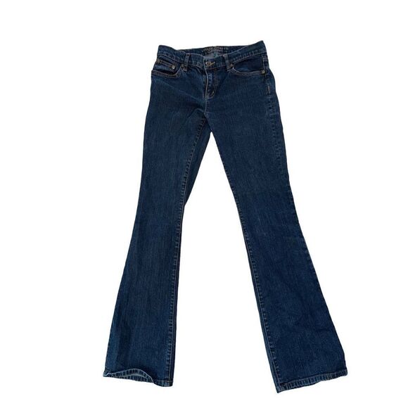 Lauren Ralph Lauren Denim - Lauren Jeans Co Premium Womens 6 Stretch Classic Straight/Boot Blue Denim 28x31